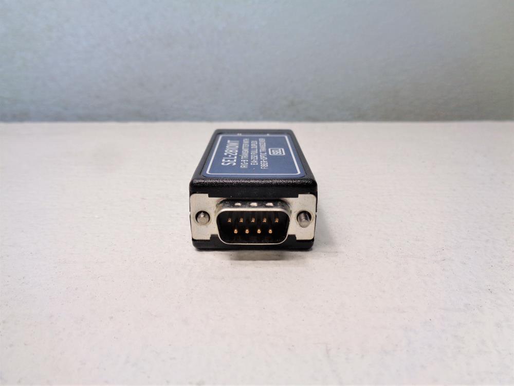 SEL IRIG-B Transmitter w/ EIA-232 Full Duplex Fiber-Optic Transceiver SEL-2810MT